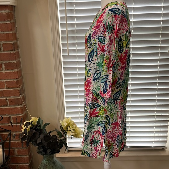 NWT Tybee Island beach swim cover dress size small multicolored - Picture 5 of 13